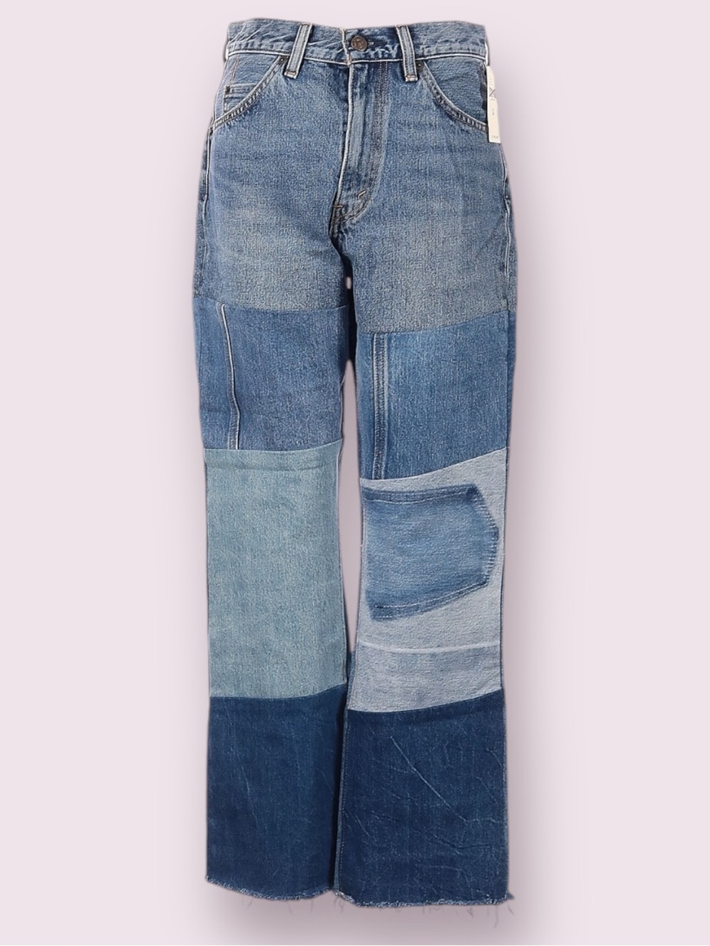 Levi’s Patchwork 517 Cropped Bootcut Jeans
